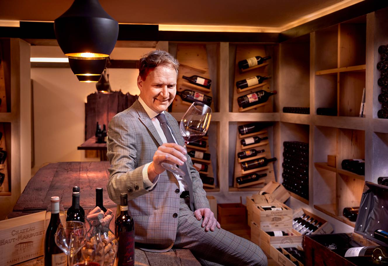 Sommelier Karl Rotheneder im Vinariat