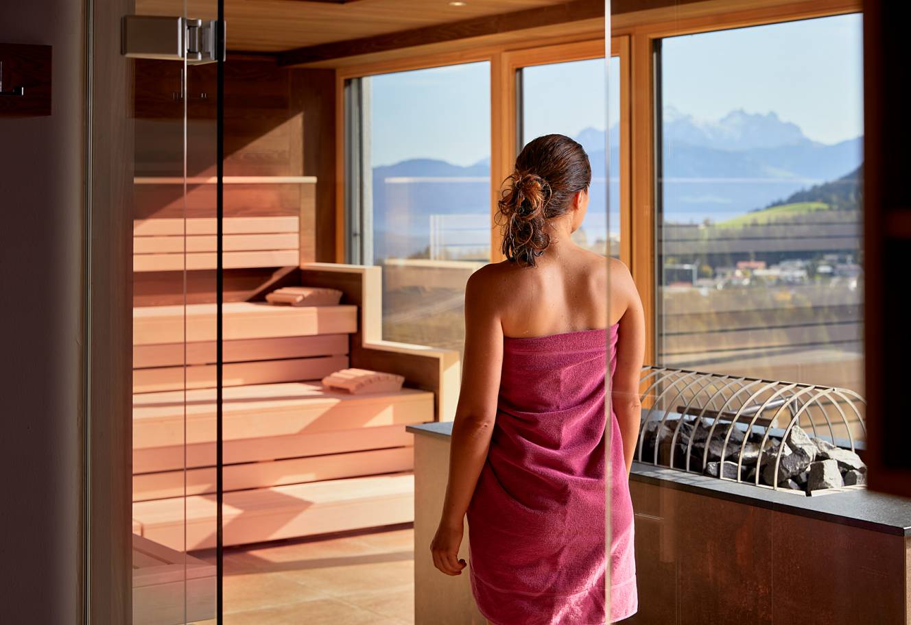 Saunas in the spa tower: Wellness for adults only - Kaiserhof Ellmau