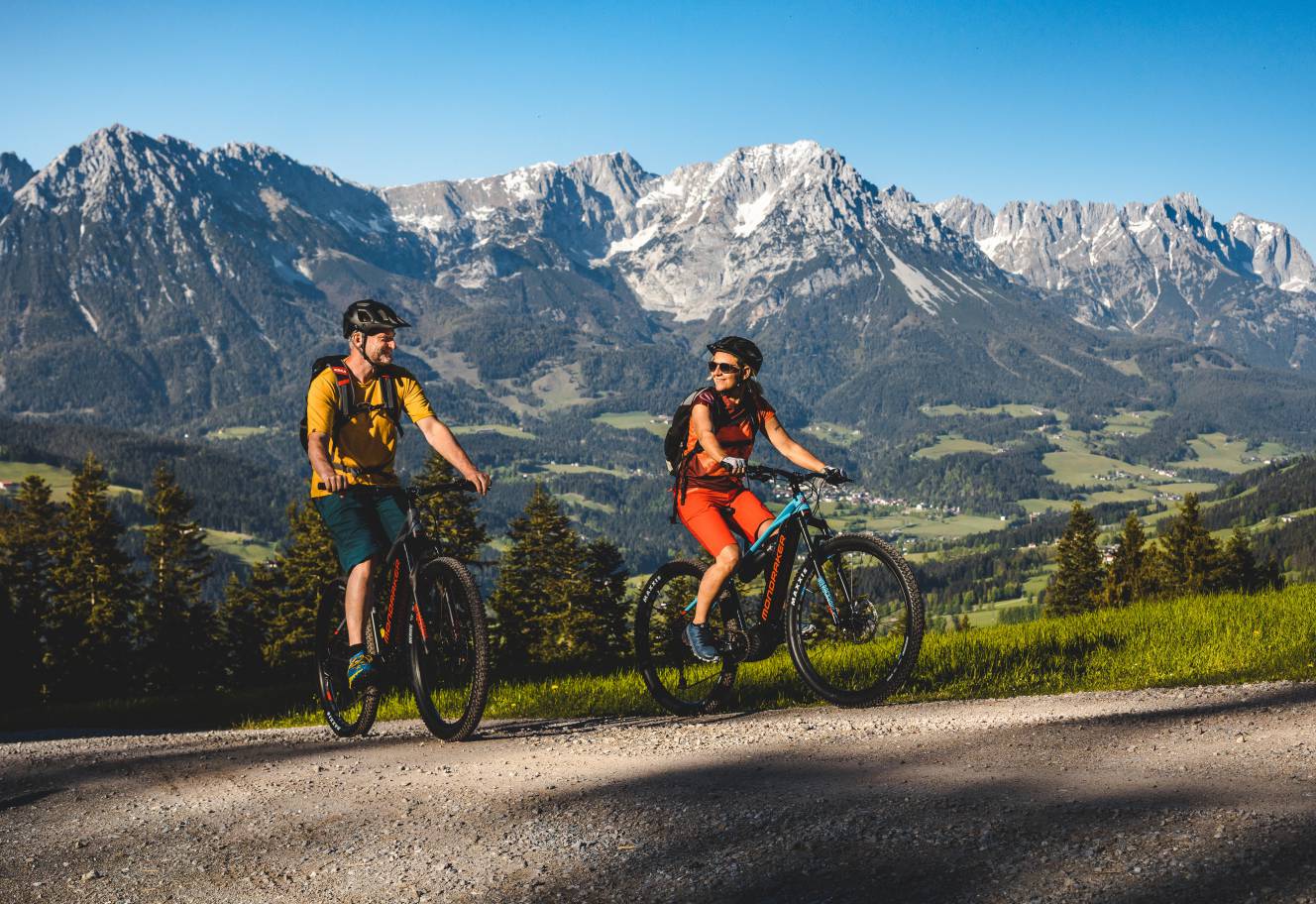 Mountainbiken in Ellmau in Tirol