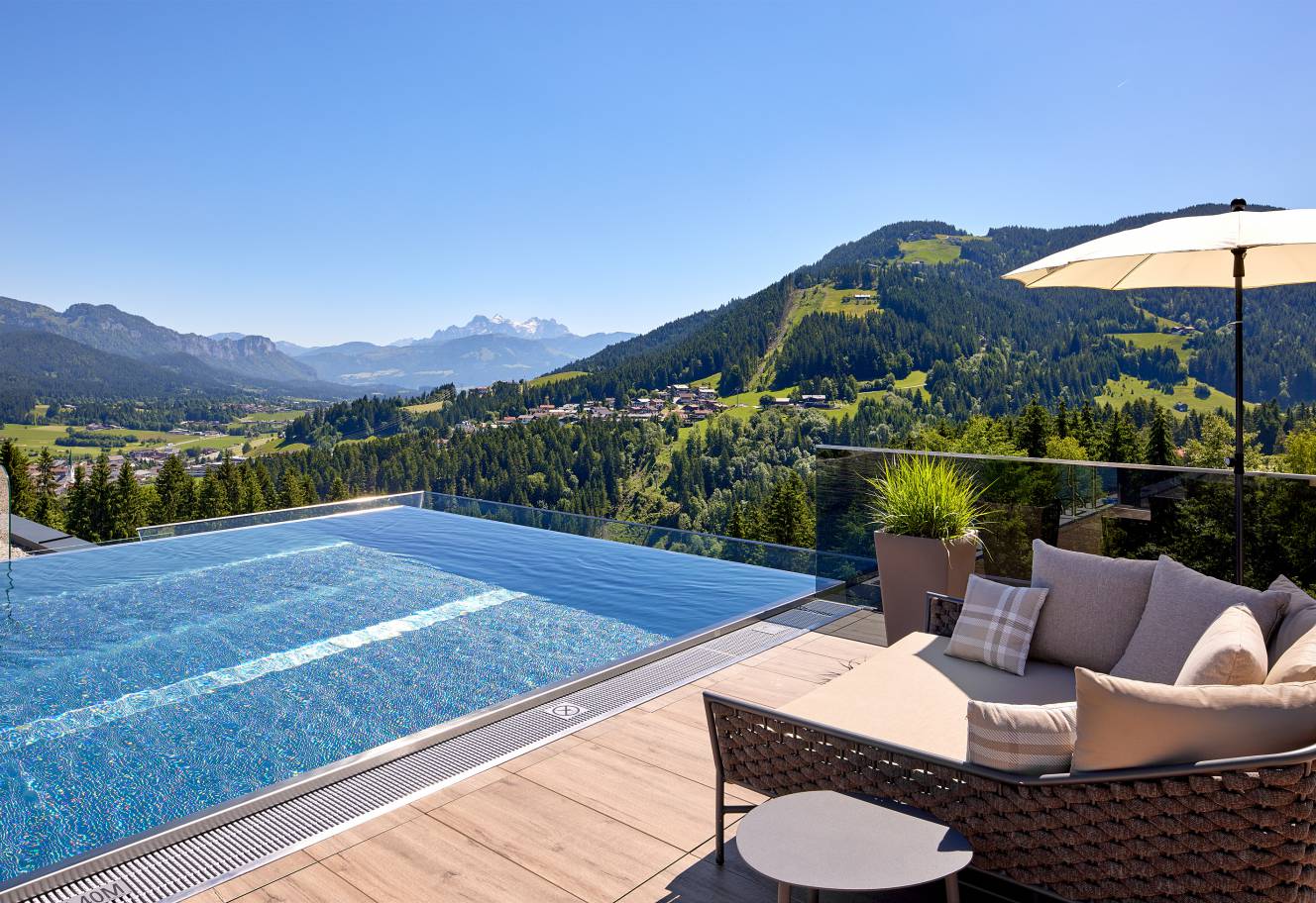 Unlimited Mountainpool des Hotel Kaiserhof