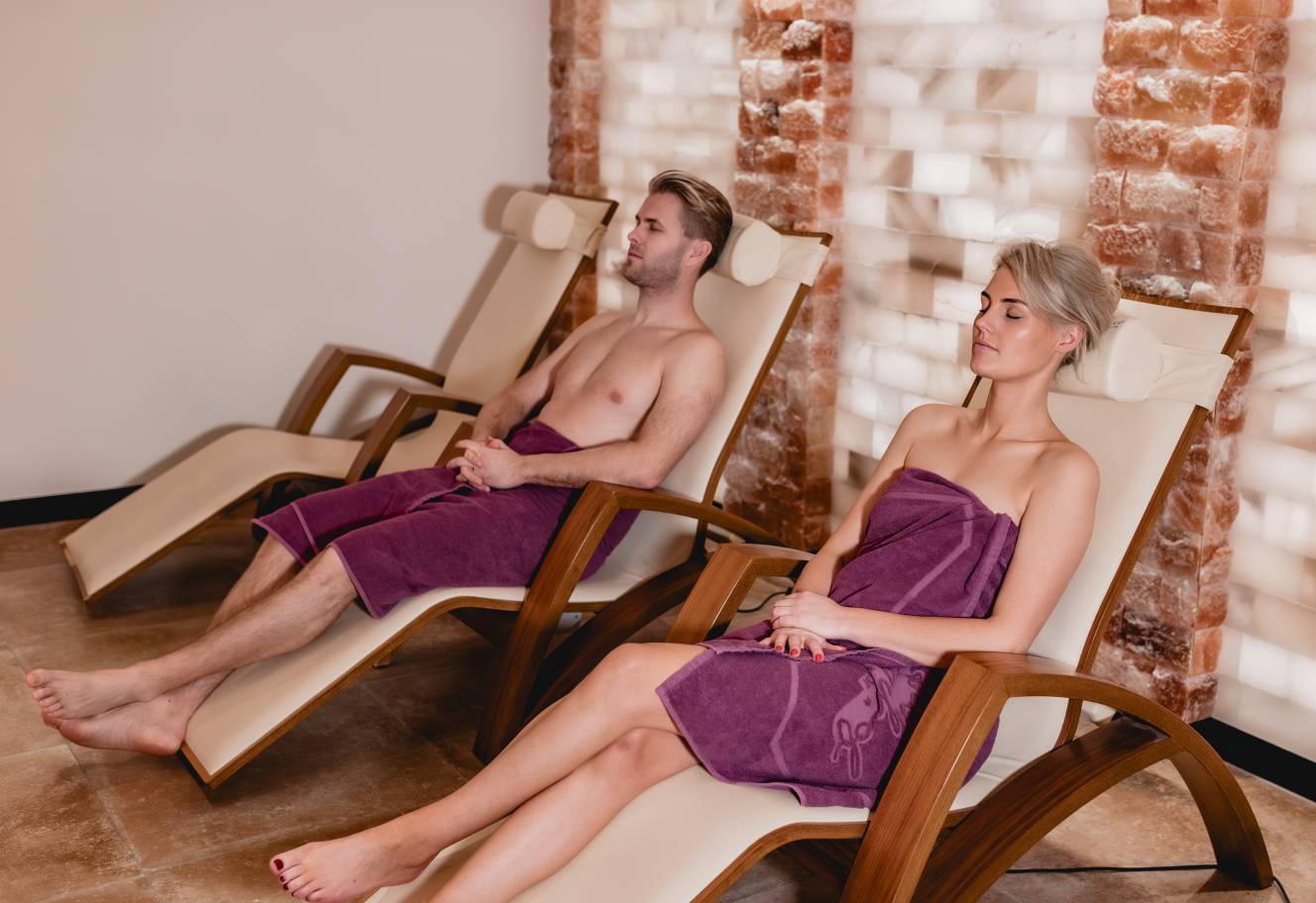 Salzgrotte zum Entspannen im Kaiserhof in Ellmau