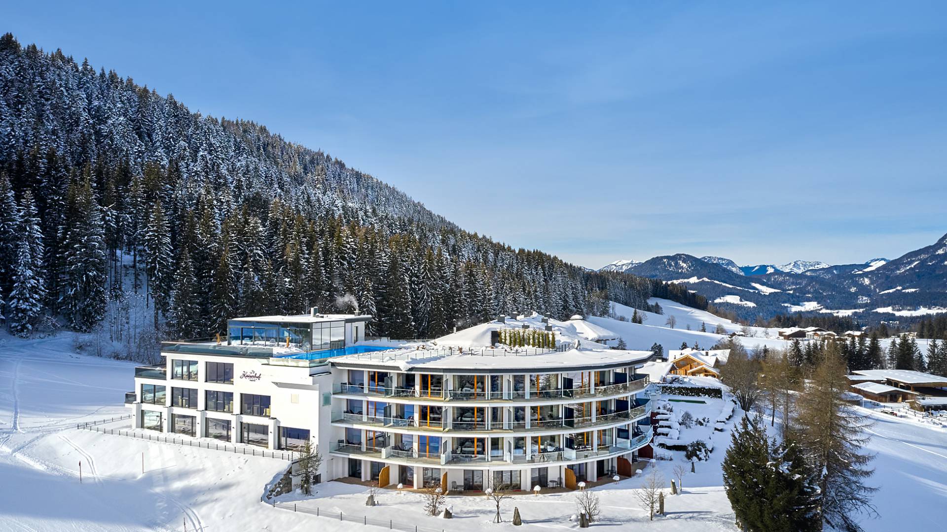 Das Hotel Kaiserhof im WInter