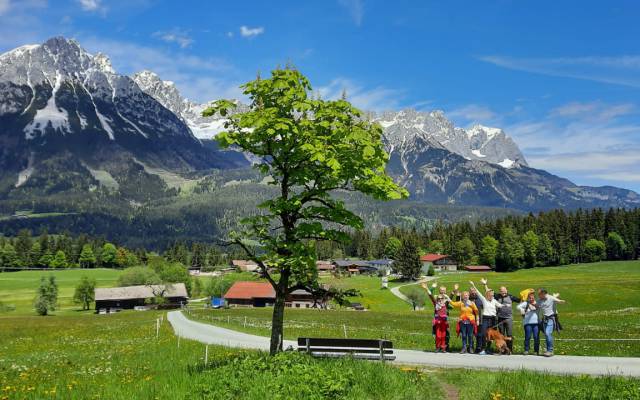 Wandergruppe in Ellmau