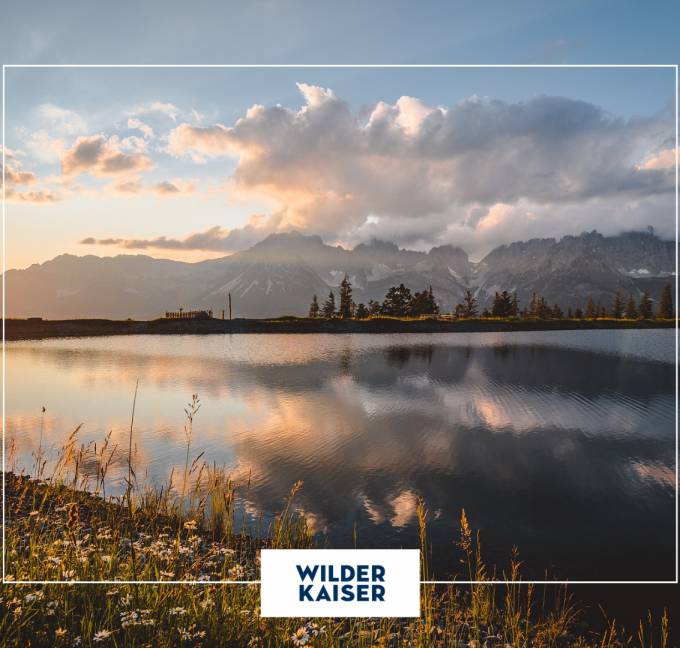 Wilder Kaiser mit See