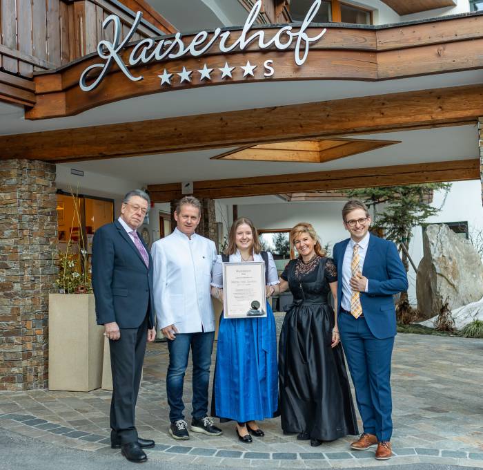 Auszeichnungen & Bewertungen: Top verwöhnt - Kaiserhof Ellmau
