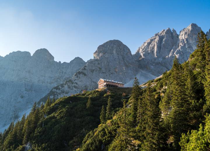 Gruttenhütte in der Region Wilder Kaiser