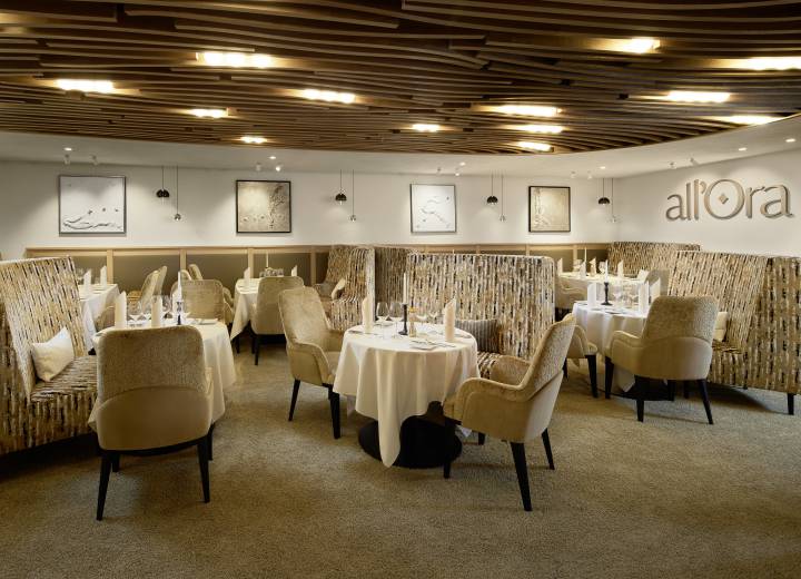 Restaurant all'Ora im 5 Sterne superior Hotel Kaiserhof
